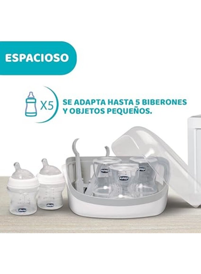 Chicco Mummy Sterilizer for sterilizing items for children aged puberty and above, white, 1 piece - Image 2